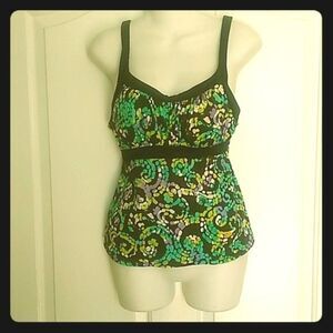 Womens Jamaica Bay Bathing Suit Top Size 12